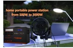 China 500w Solar Mobile Power Bank High Power Self Driving Car Cooking 220v supplier