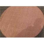 Copper Wire Mesh Filter Disc 2um To 300um Filter Precision With High Fatigue Resistance for sale