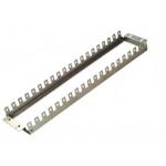 Krone Type Stainless Steel Rack Mount Frame , 19 Inch 200 Pari Back Mount Frame for sale
