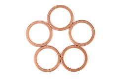 China Customized Metal Gaskets Processed By CNC Machining Packaging Carton Copper Nickel Washers supplier