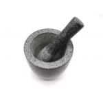Natural Granite Stone Mortar And Pestle Set Spice Herb Grinder