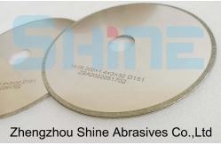 China Customized Grooving 1A1R Diamond Wheels And Cutting Off High Temperature Capability supplier