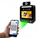 Italy Verifica C19 Face Recognition Temperature Scanner Kiosk Standalone for sale