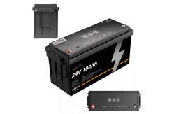 China 24V 100Ah Lithium Ion Battery Pack 2560Wh With Waterproof Case supplier