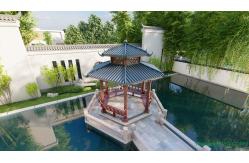 China Customizable Sturdy Aluminum Pavilion Combining Traditional And Modern Elements supplier
