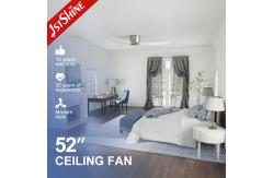 China Low Profile Flush Mount Fancy Plastic Blades Commercial App-Controlled LED Ceiling Fan supplier