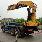 30t Knuckle And Telescopic Boom Lorry Mounted Crane for sale