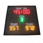 Regular Digit Size LED Basketball Scoreboard with Mobile wheel Stand for sale