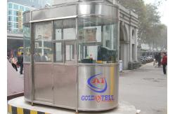 China Prefabricated Stinaless Steel Sentry House , Low Cost Modular Guard House supplier