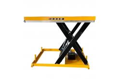 China Small Hydraulic Manual Lift Platform 1 Ton 1m Scissor Lift Table supplier