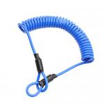 Multi Function Coiled Tool Lanyard Anti Theft Elastic Bungee With Loop Ends