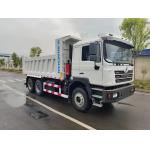 White SHACMAN Dump Truck F3000 6x4 375 EuroV 6 Wheel Dump Truck for sale