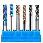Square 1mm 4mm 40mm Tungsten Carbide End Mill 2 Flutes for sale