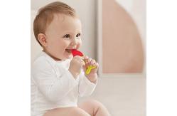 China Reusable Odorless Baby Silicone Teether , Multipurpose Sensory Teething Toy supplier