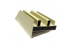 China 6063 T5 0.8mm Beige Powder Coated Aluminium Extrusions supplier