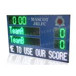 Multi - Sports Digital Score Board And Electronic LED Football Scoreboard In Green Color for sale