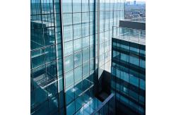 China 8mm Coated Translucent Curtain Wall Sound Insulation With Low E Glass supplier