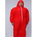 Zip Front SMS Disposable Protective Apparel With Hood Boots for sale