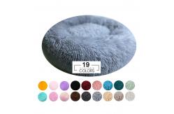 China Soothing Small Kitten Pet Calming Beds 70cm Peaceful Pooch Bed Ventilated supplier