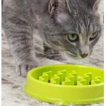 Interactive Cat Puzzle Bowl Non Slip Slow Feeder ABS