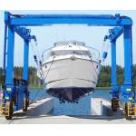 Marine Traveling Lift Mobile Gantry Crane Boat Hoist 300 Ton for sale