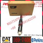 Common rail diesel fuel injector 169-7408 20R-4148 392-9046 456-3509 456-3589 324-5467 For Caterpillar C9.3 Engine for sale