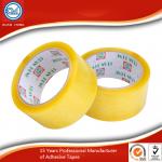 Custom BOPP Security Packaging Tape Environment Protection Yellowish 60m for sale