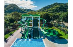 China Indoor Playground Swimming Pool Fiberglass Water Slides For Children supplier