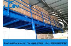 China Two Level Mezzanine Warehouse System , Powder Coated Mezzanine Floor Systems supplier