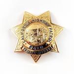 Engraved Metal Enamel Custom Police Badges Single Side / Double Side