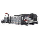 Valco System Flexo Folder Gluer Machine With UV Drying Full Servo Control for sale