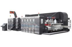 China Valco System Flexo Folder Gluer Machine With UV Drying Full Servo Control supplier