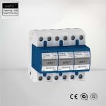 220V Solar Dc Spd , Lightning Arrester For Solar System Class 2 3P for sale