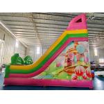 Amusement Park Inflatable Dry Slides Candy House Inflatable Slides Castle For Kids