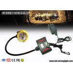 348 Lum Explosion Proof Rechargeable Miners Headlamp / IP68 Waterproof Mining Cap Lights for sale