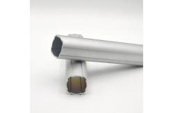China Aluminium Alloy Lean Tube Customizable Round Aluminum Pipe For Racking System supplier