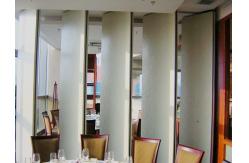 China Floor To Ceiling Office Sliding Partition Wall Removable Track And Wheels supplier