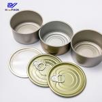 Silver Or Customized 180ml Tinplate Can D83x38mm Metal Packaging For Food for sale