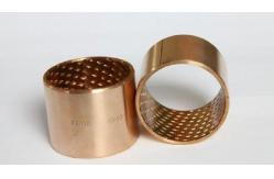 China Bronze Sliding Bearing CuSn8P DIN1494 Standard Low Friction Thin Wall Structure supplier