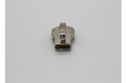 China Non- Lock Suitcase Wallet  Metal Zipper Pulls Slider Head Replacement Customized supplier