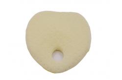 China Cotton Heart Shape Baby Memory Foam Pillow Head Positioner Neck Support supplier