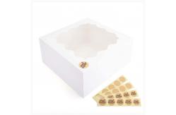 China Matt Laminated Paperboard Takeaway Food Containers Square / Rectangle Customized supplier