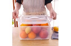 China 8L Reusable Clear Plastic Lunch Box With Secure Leak Proof Lids supplier