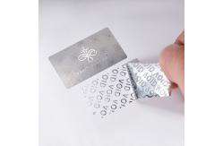 China Hot Melt Adhesive Custom Security Stickers With Digital Printing Technology supplier