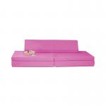Micro Suede 6 Piece Foam Play Couch Set Toddler To Teen Playroom Sofas