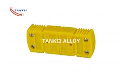 China Hollow Pin Chromel Alumel Male Thermocouple Connector supplier