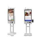 Capacitive Self Checkout Machines Kiosk 32 Inch Touch Screen Payment Terminal for sale