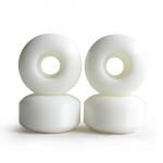 4 Pcs Set White 52x32mm Street Skateboard Wheels Polyurethane 100A Hardness for sale