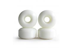 China 4 Pcs Set White 52x32mm Street Skateboard Wheels Polyurethane 100A Hardness supplier