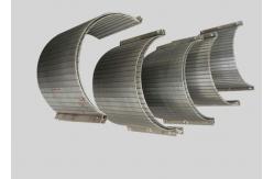 China 120 Degree Wedge Wire Dewatering Sieve Bend Screen , V Wire Looped Bend Mesh supplier